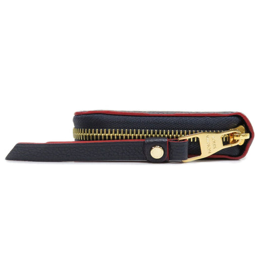 Louis Vuitton Zippy Amplant Long Wallet Coin Purse Marine Rouge