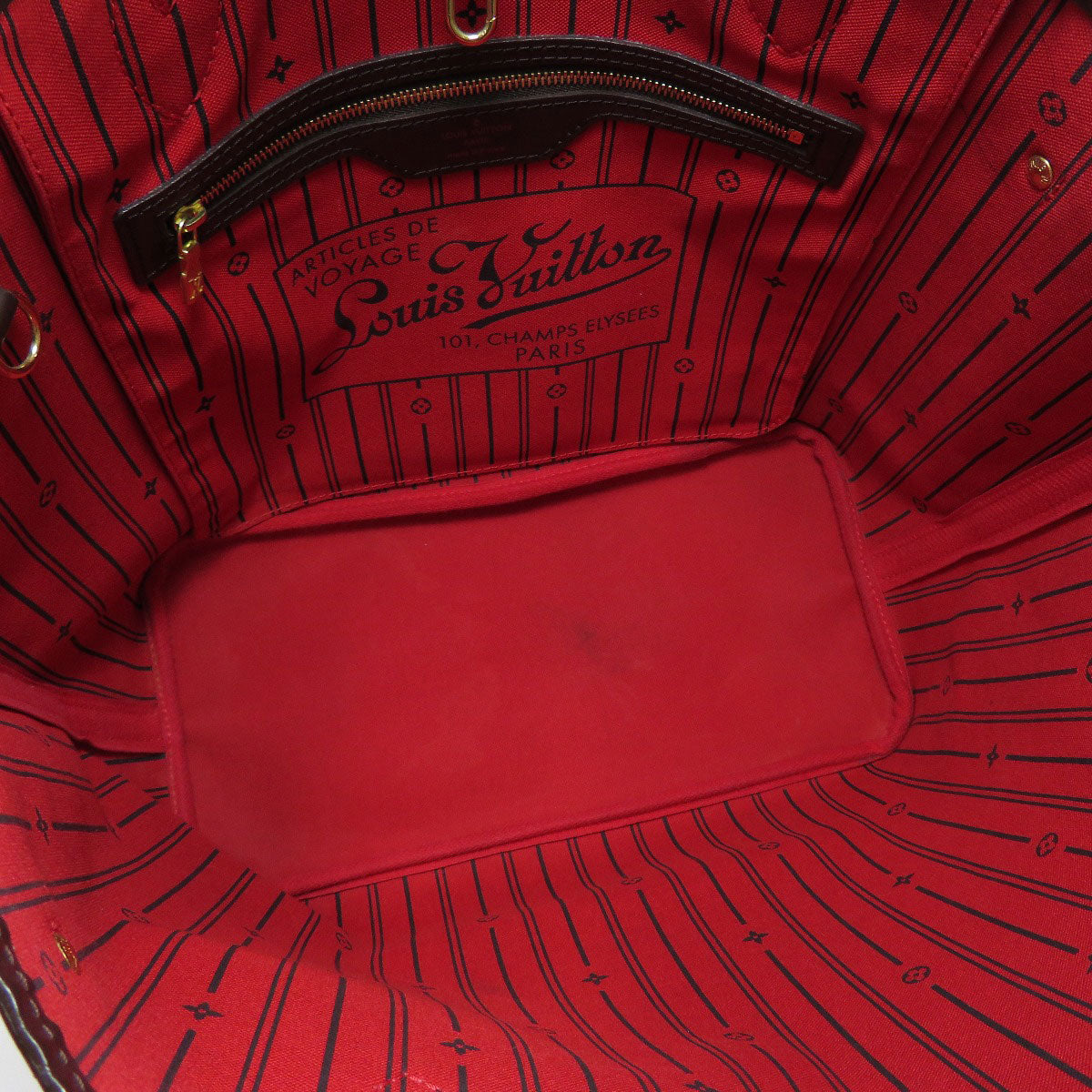 Louis Vuitton Neverfull MM Damier Ebene Tote Bag