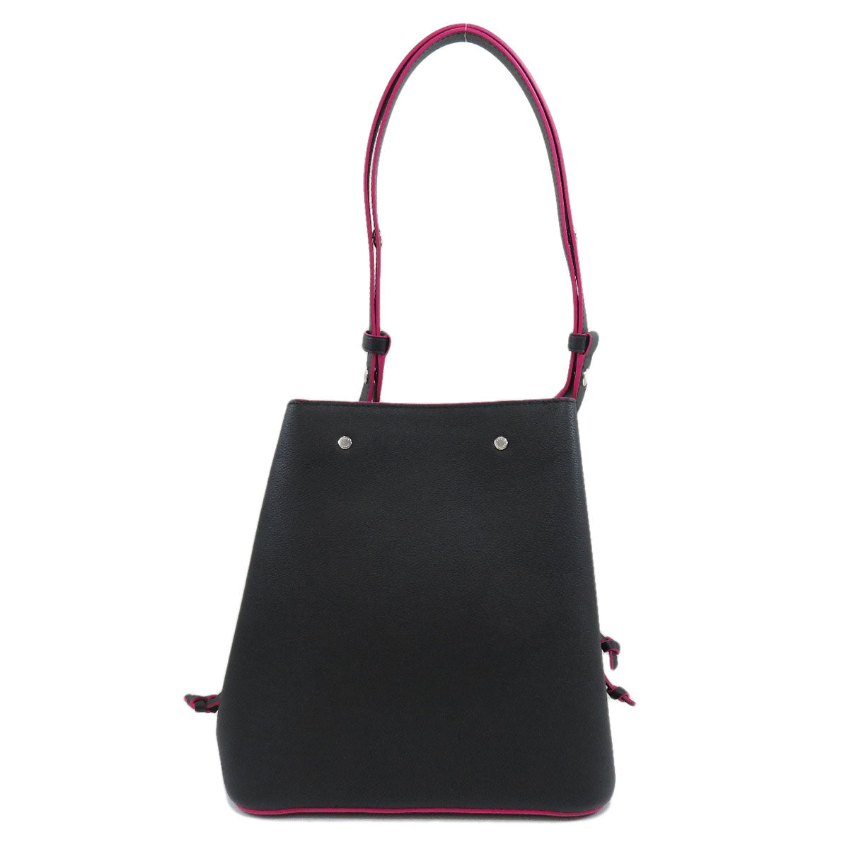 Louis Vuitton LockMe Bucket Shoulder Bag Marine Rouge Leather