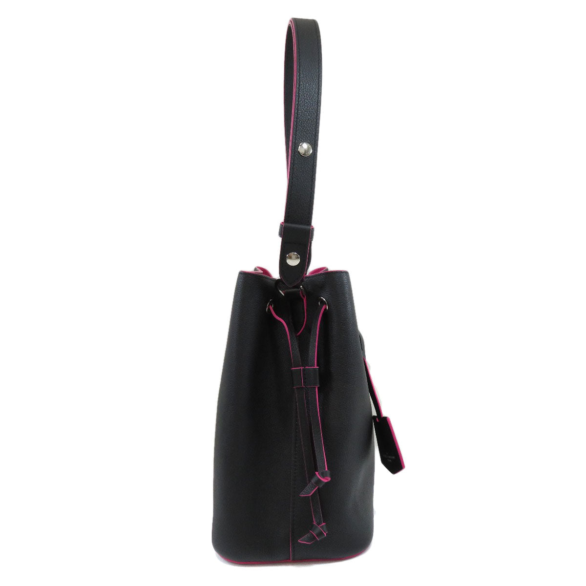 Louis Vuitton LockMe Bucket Shoulder Bag Marine Rouge Leather