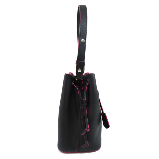 Louis Vuitton LockMe Bucket Shoulder Bag Marine Rouge Leather