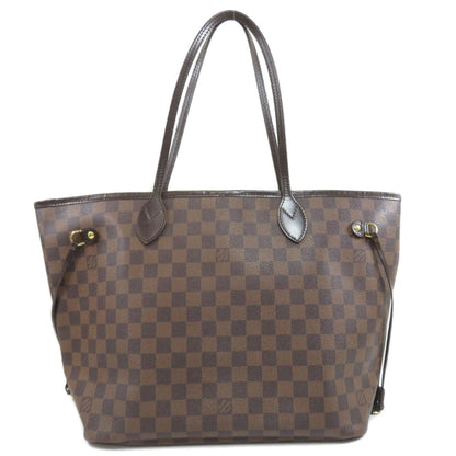 Louis Vuitton Neverfull MM Damier Ebene Tote Bag Canvas