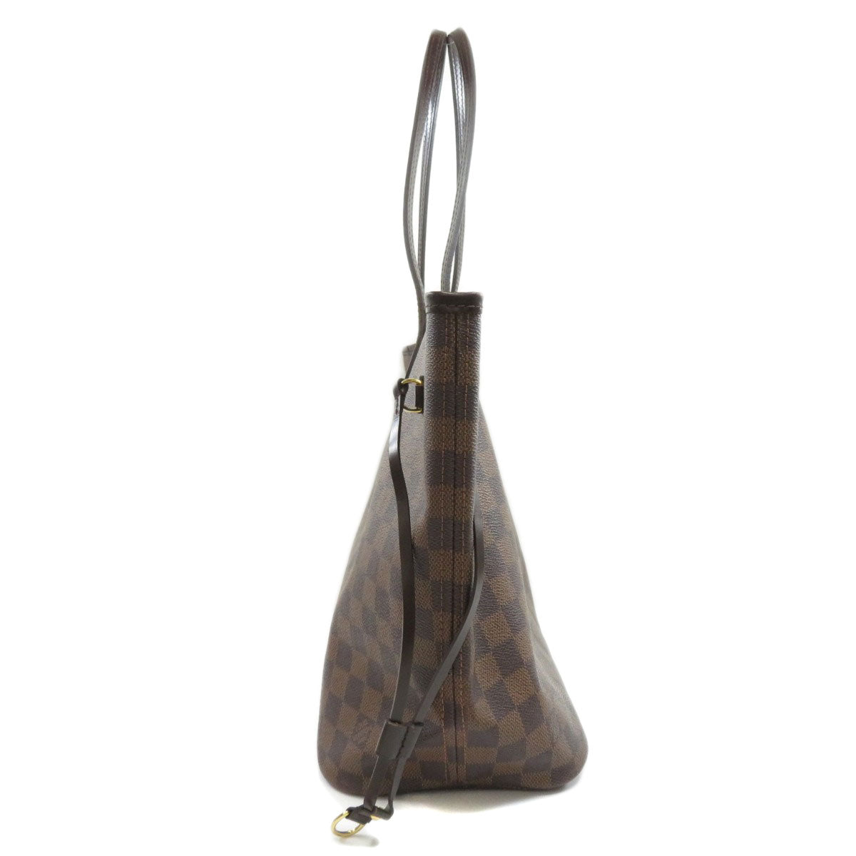 Louis Vuitton Neverfull MM Damier Ebene Tote Bag Canvas