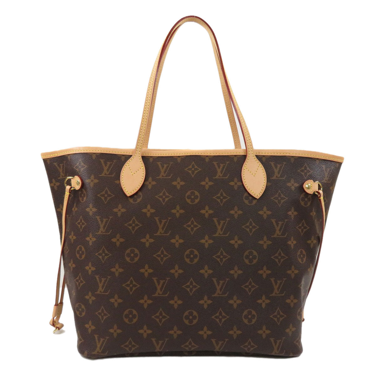 Louis Vuitton Neverfull MM Monogram Tote Bag Canvas