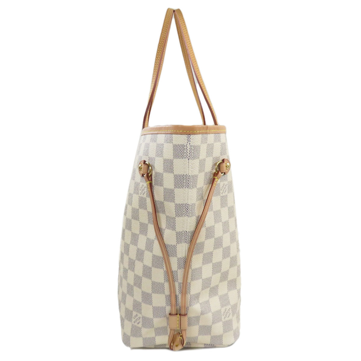 Louis Vuitton Neverfull MM Damier Azur Tote Bag Canvas