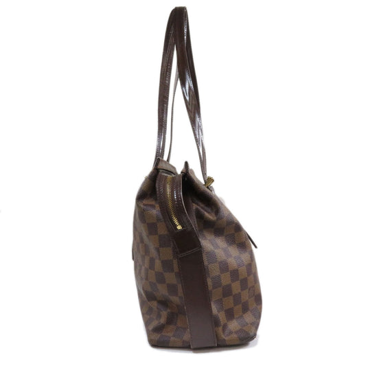 Louis Vuitton Chelsea Damier Ebene Tote Bag Canvas