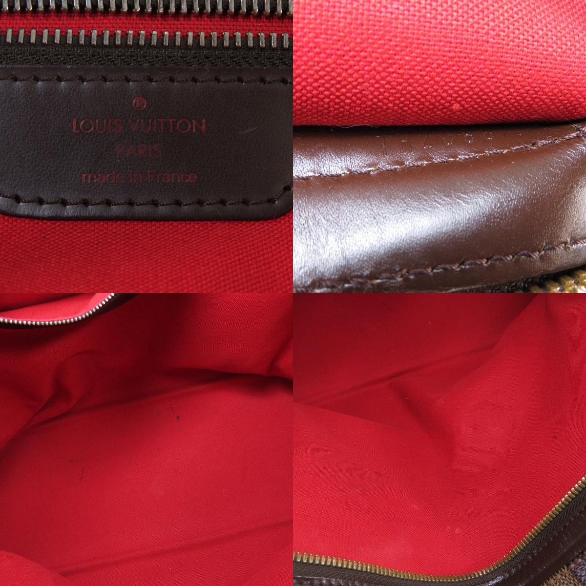Louis Vuitton Chelsea Damier Ebene Tote Bag Canvas