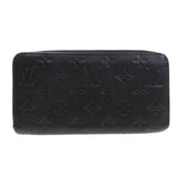 Louis Vuitton Zippy Long Wallet Amplant Black