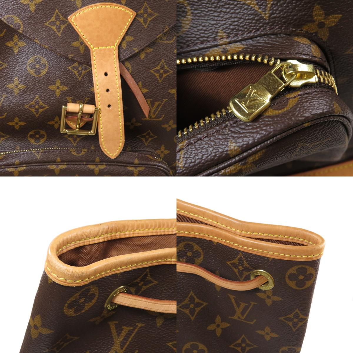 Louis Vuitton Montsouris Backpack Daypack Monogram Canvas