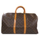 Louis Vuitton Keepall 50 Boston Bag Monogram Canvas