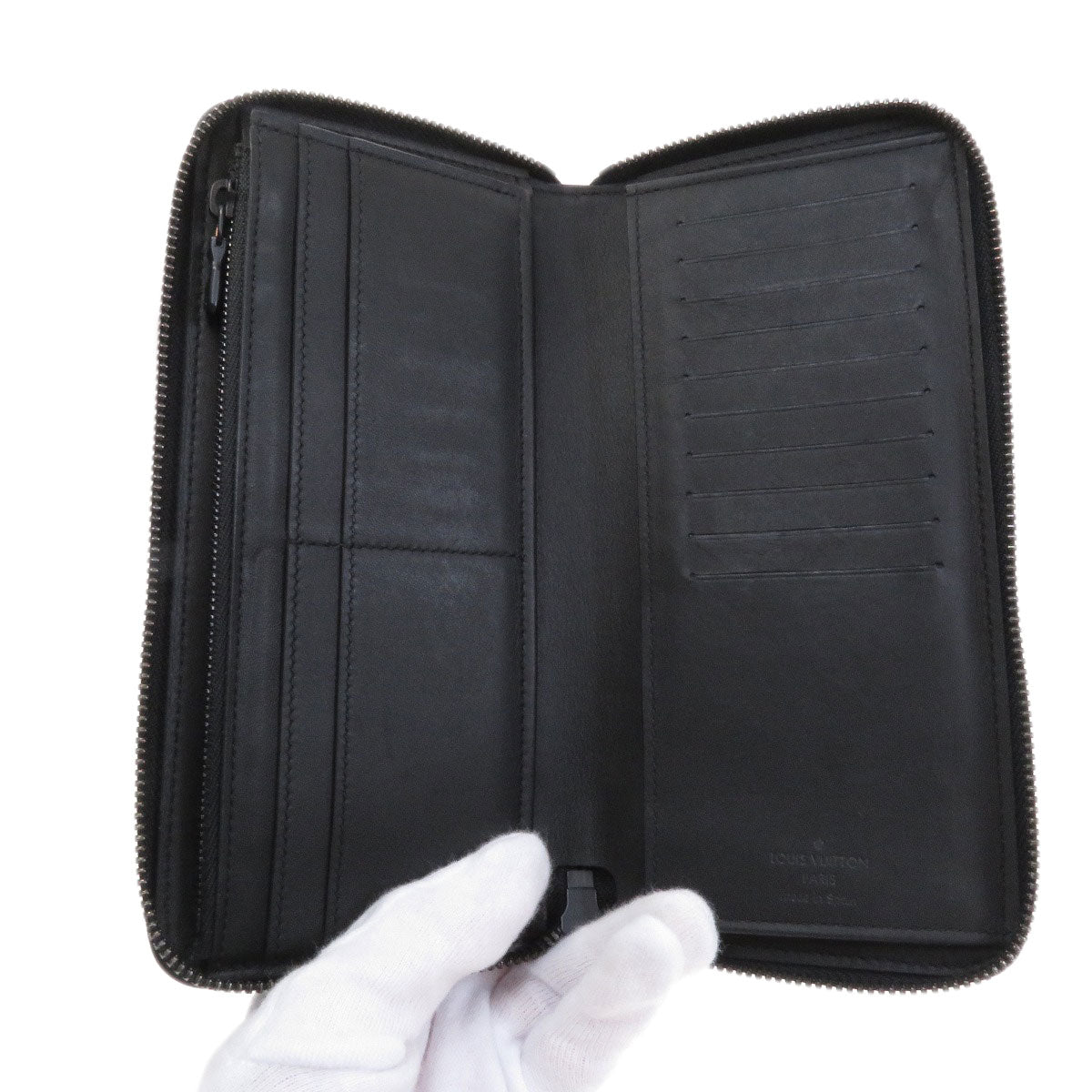Louis Vuitton Zippy Vertical Long Wallet Monogram Shadow