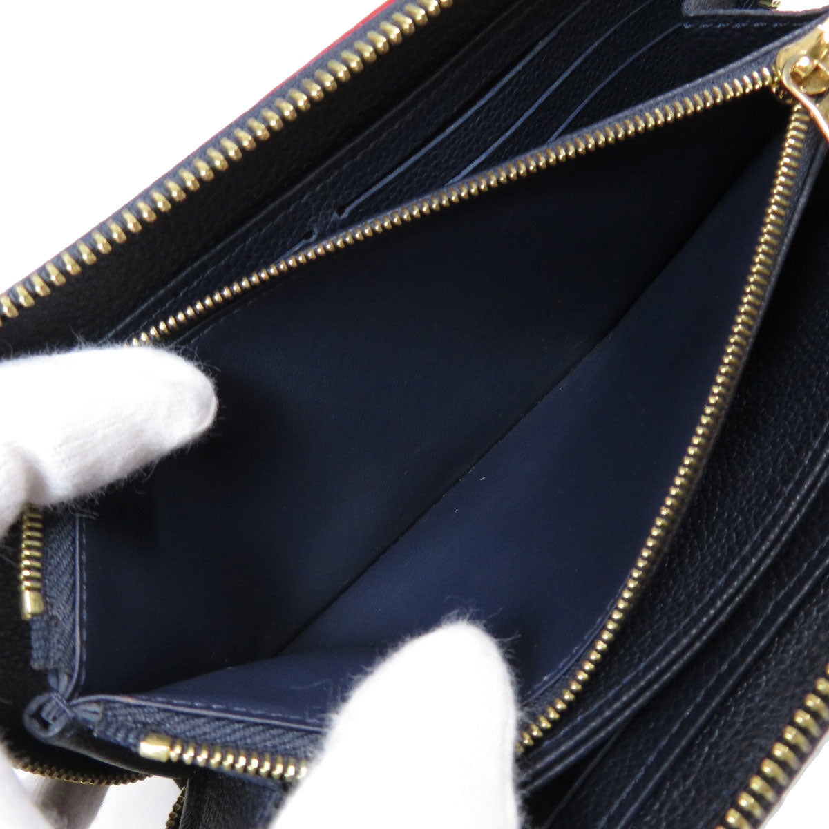 Louis Vuitton Zippy Amplant Long Wallet Coin Purse