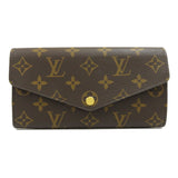Louis Vuitton Portefeuille Sarah Monogram Canvas Long Wallet