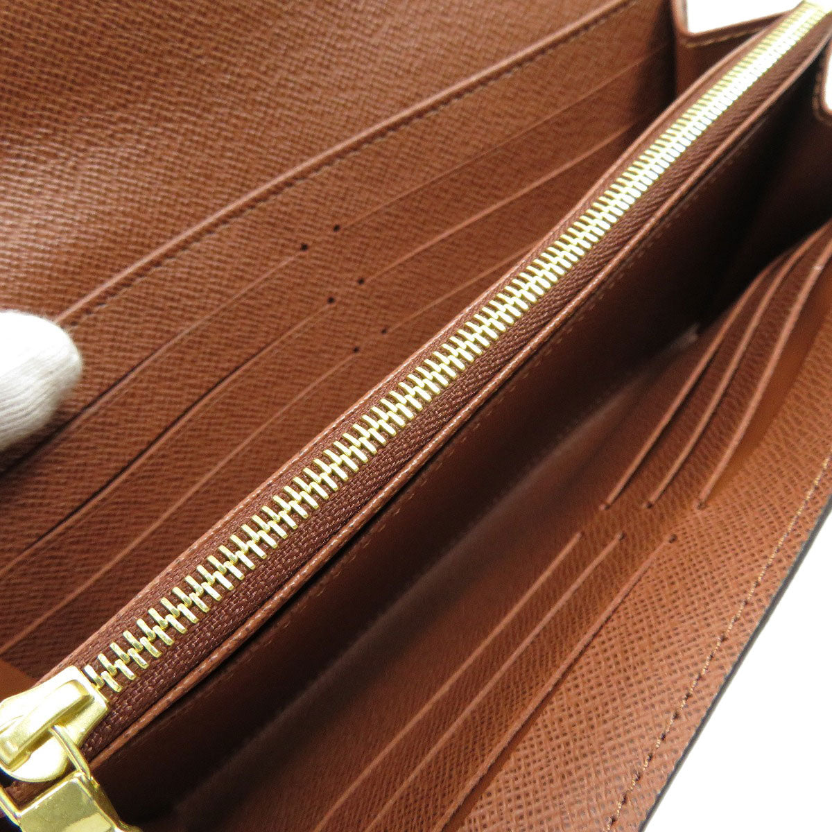 Louis Vuitton Portefeuille Sarah Monogram Canvas Long Wallet