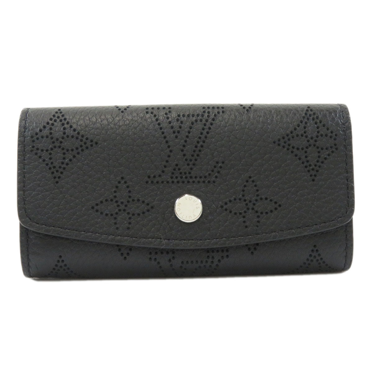 Louis Vuitton Multicle 4 Key Case Mahina Leather Black