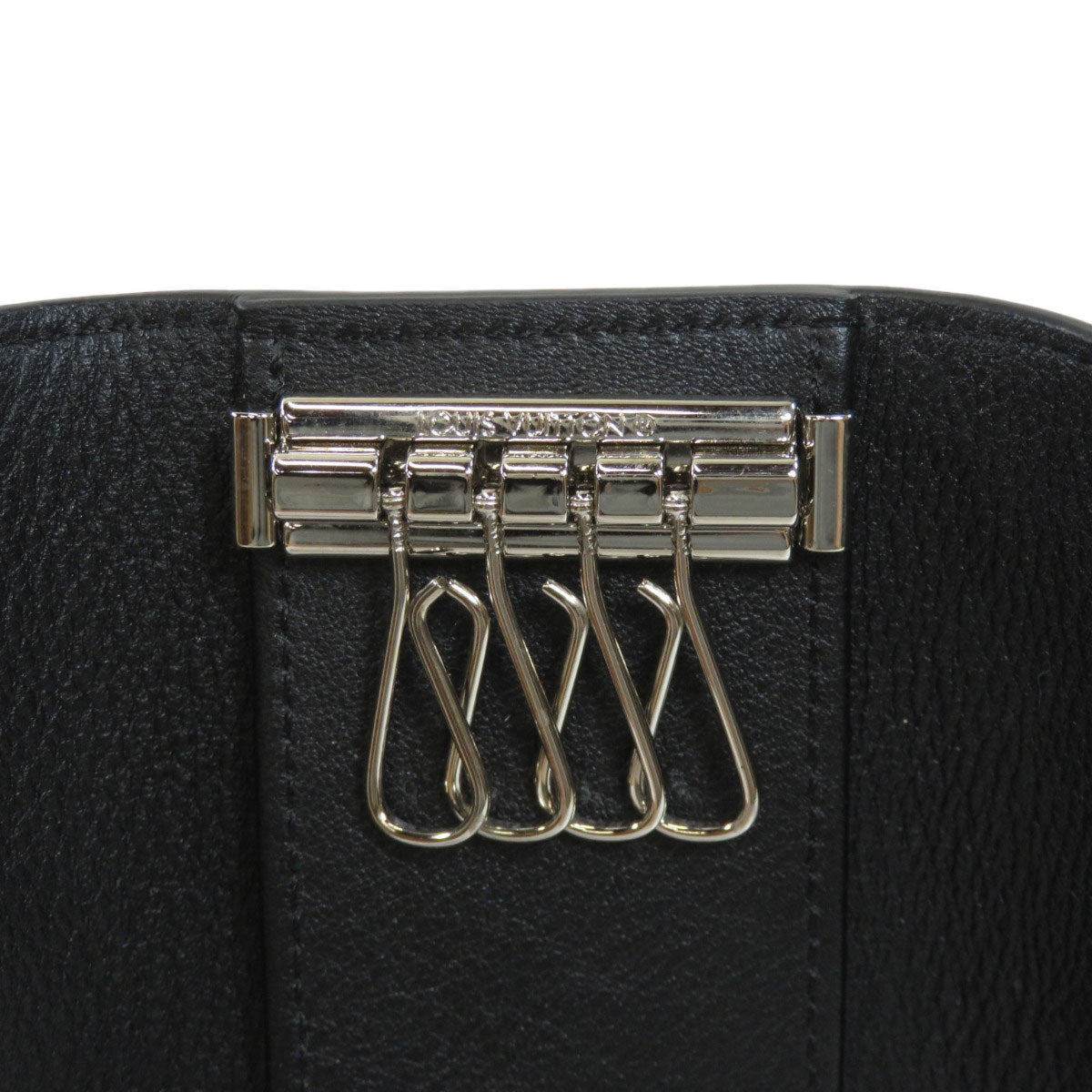 Louis Vuitton Multicle 4 Key Case Mahina Leather Black