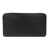Louis Vuitton Zippy Long Wallet Epi Leather Black