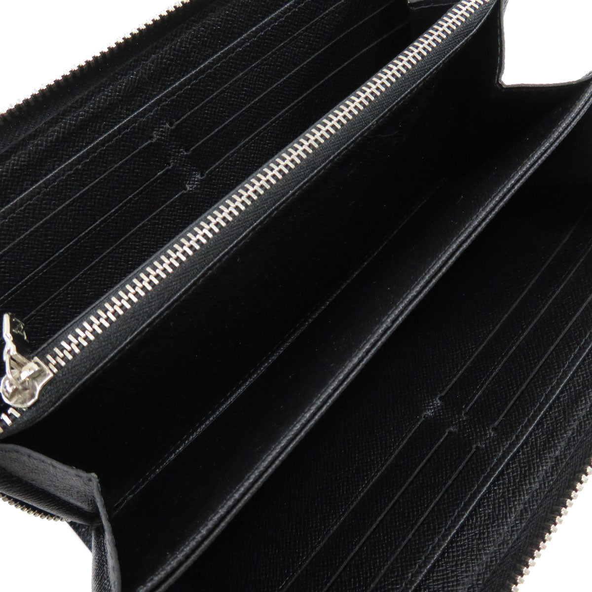 Louis Vuitton Zippy Long Wallet Epi Leather Black