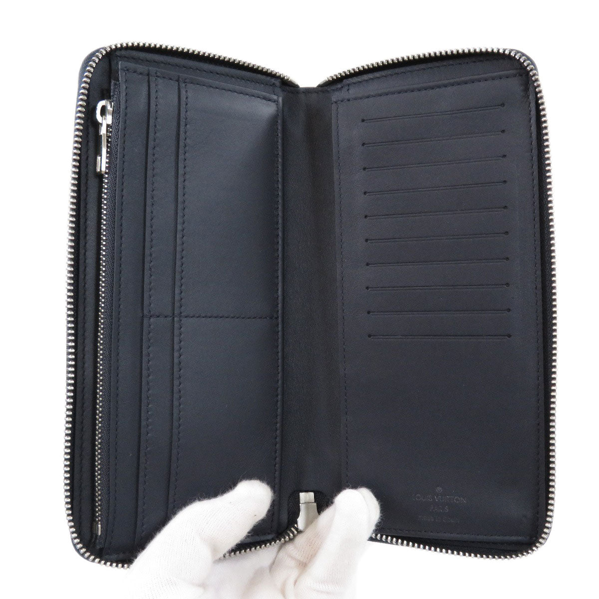 Louis Vuitton Zippy Wallet Vertical Long Wallet Damier Infini