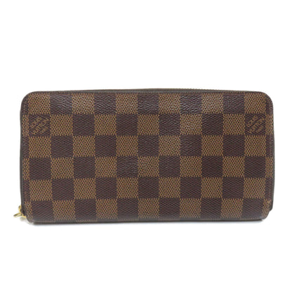 Louis Vuitton Zippy Damier Ebene Long Wallet Canvas
