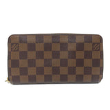 Louis Vuitton Zippy Damier Ebene Long Wallet Canvas