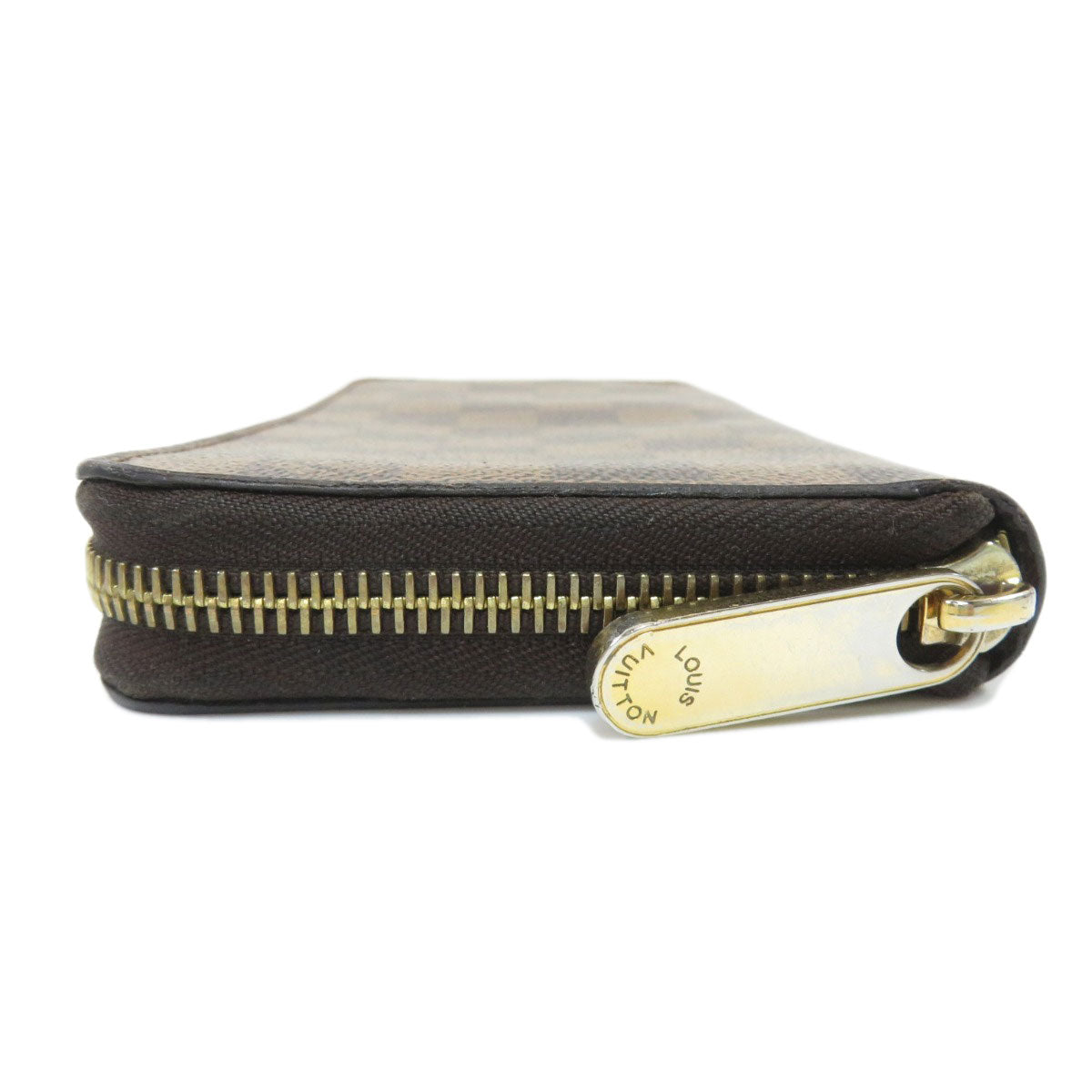 Louis Vuitton Zippy Damier Ebene Long Wallet Canvas