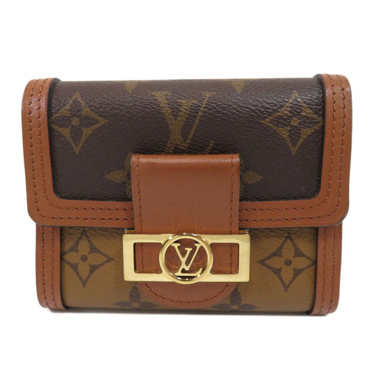 Louis Vuitton Portefeuille Dauphine Compact Monogram Reverse Bifold Wallet