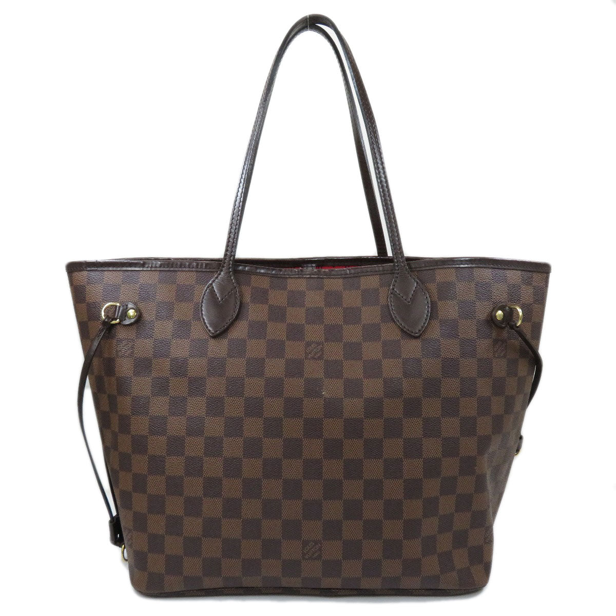 Louis Vuitton Neverfull MM Damier Ebene Tote Bag Canvas
