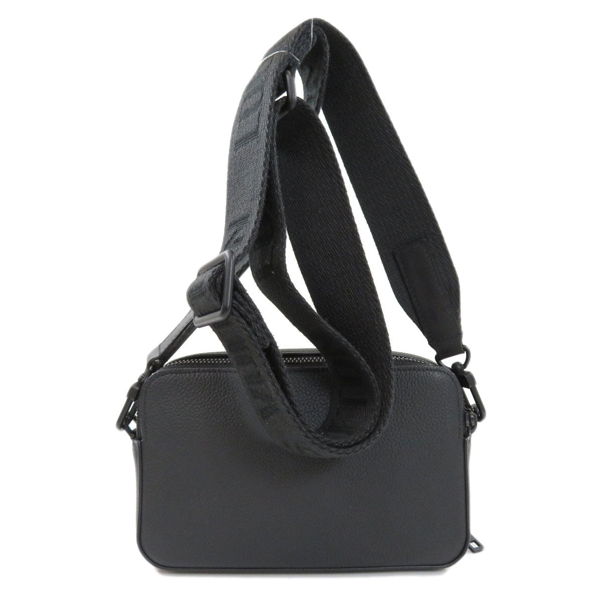 Louis Vuitton Alpha Wearable Wallet Shoulder Bag Leather Black