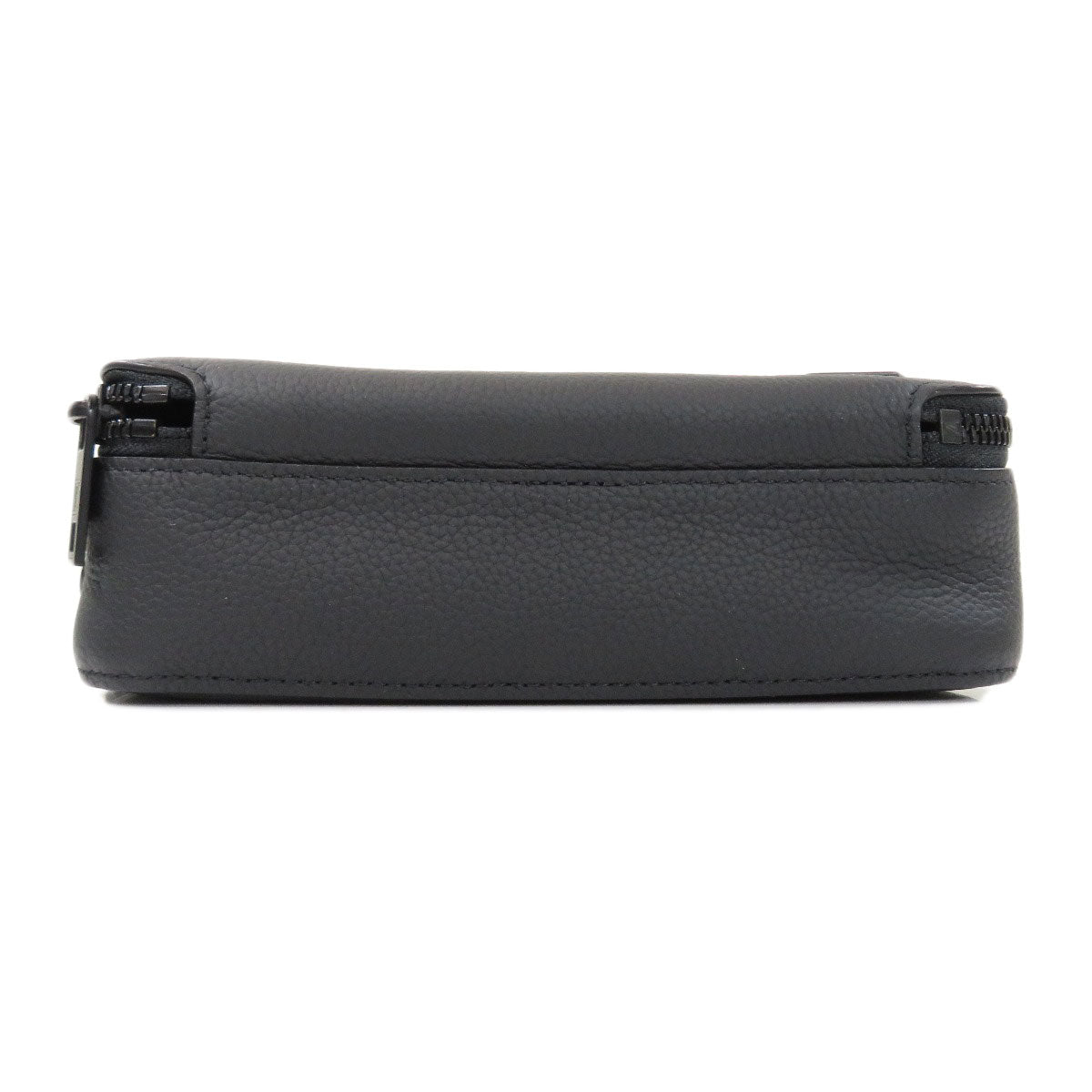 Louis Vuitton Alpha Wearable Wallet Shoulder Bag Leather Black
