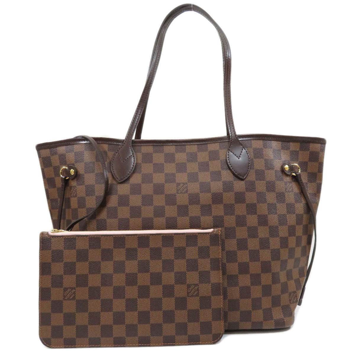Louis Vuitton Neverfull MM Damier Canvas Tote Bag