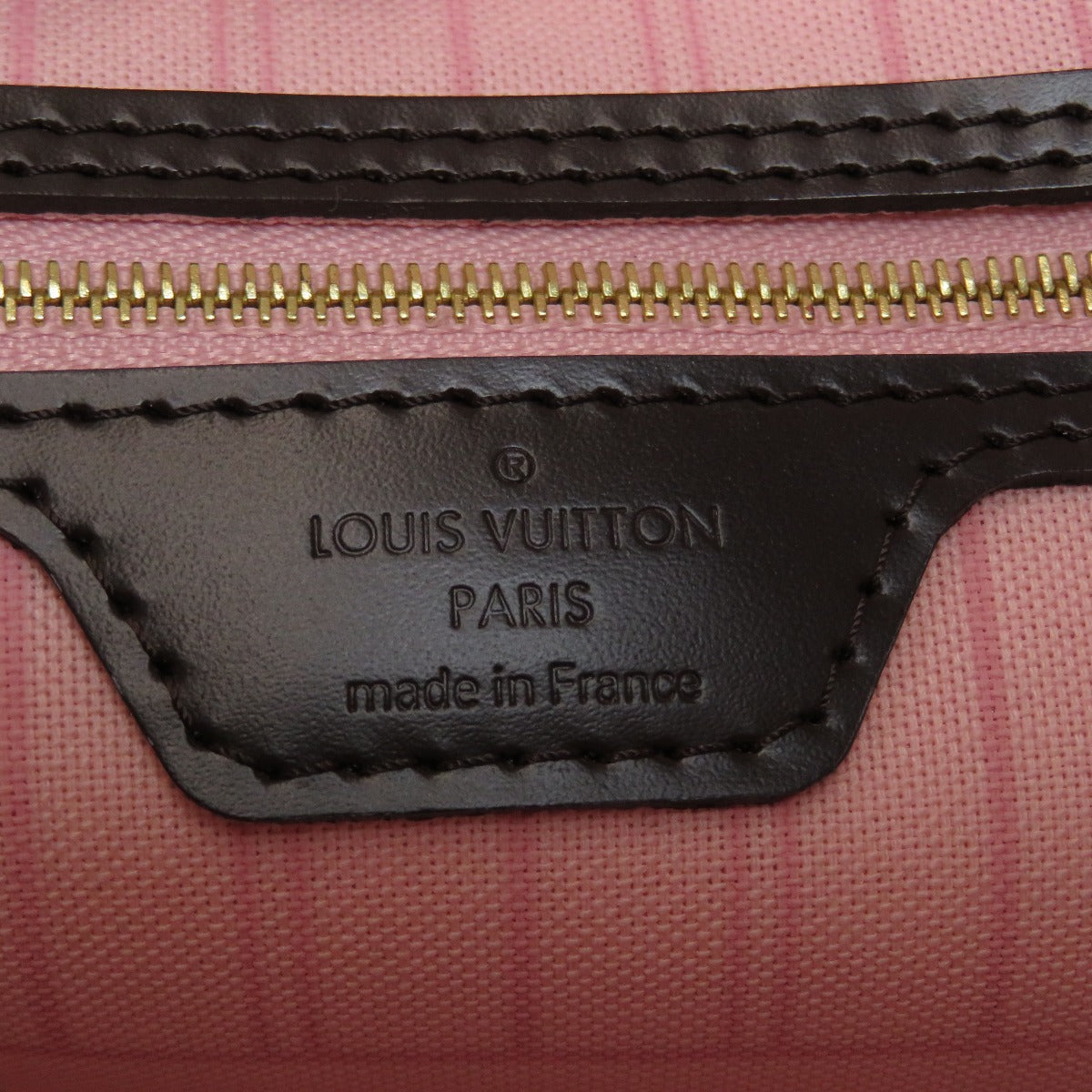Louis Vuitton Neverfull MM Damier Canvas Tote Bag