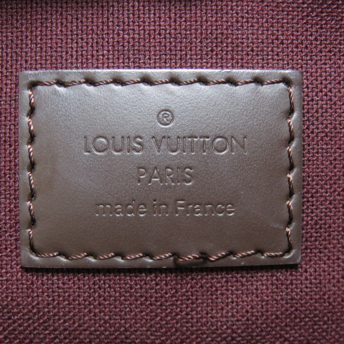 Louis Vuitton Jena PM Damier Ebene Handbag Canvas