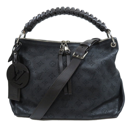 Louis Vuitton Beaubourg Hobo Bag Mahina Leather Black