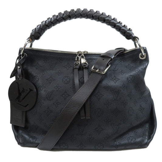 Louis Vuitton Beaubourg Hobo Bag Mahina Leather Black
