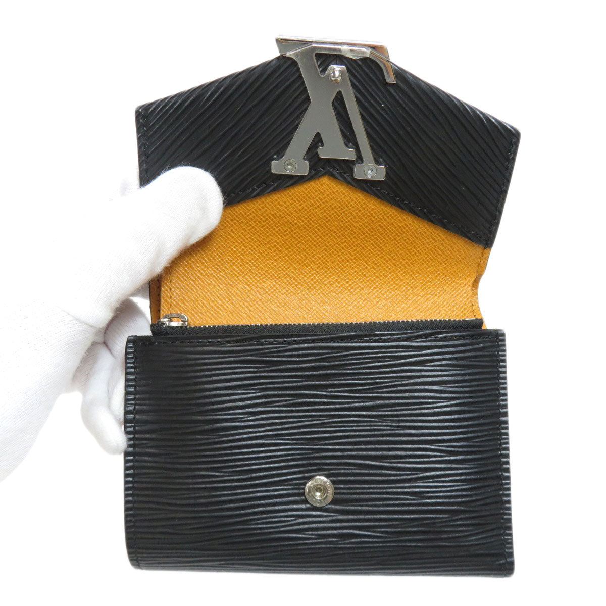 Louis Vuitton Portefeuille Victorine Epi Bifold Wallet Coin Purse Leather