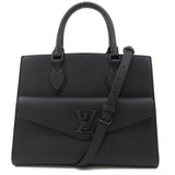 Louis Vuitton Lock Me Tote PM Leather Handbag Noir