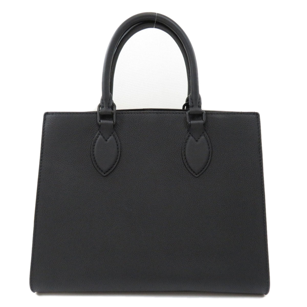 Louis Vuitton Lock Me Tote PM Leather Handbag Noir