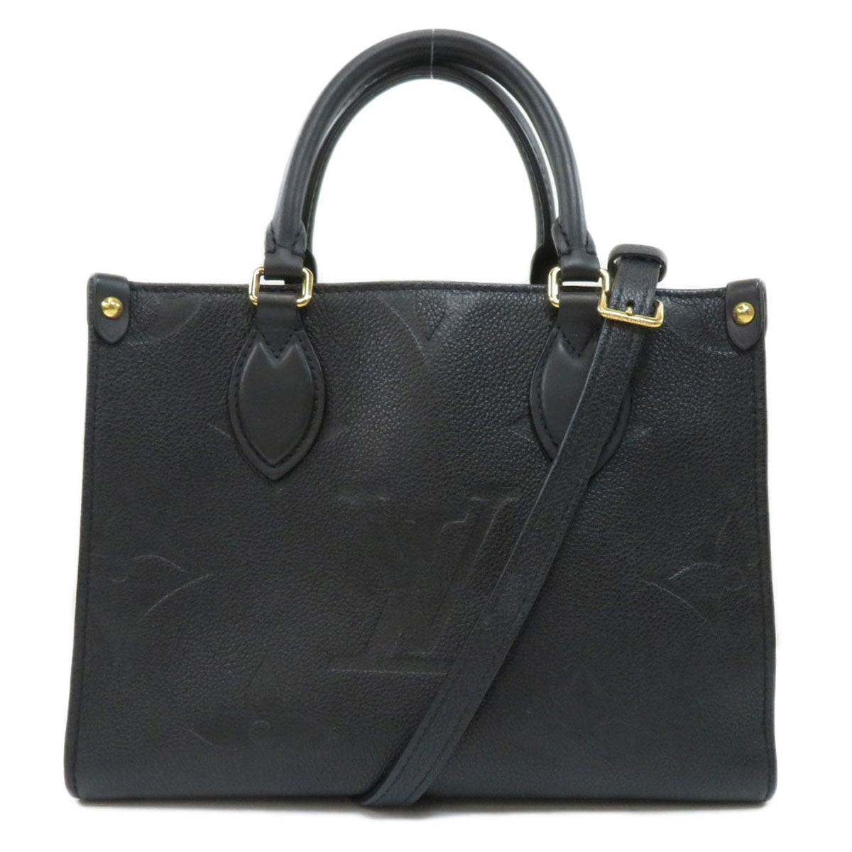 Louis Vuitton On The Go PM Amplant Black Handbag