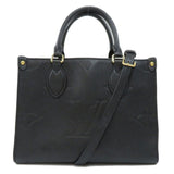 Louis Vuitton On The Go PM Amplant Black Handbag
