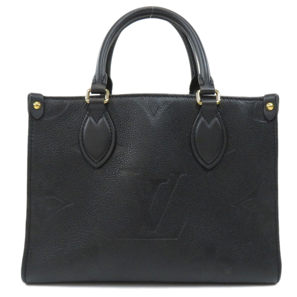 Louis Vuitton On The Go PM Amplant Black Handbag