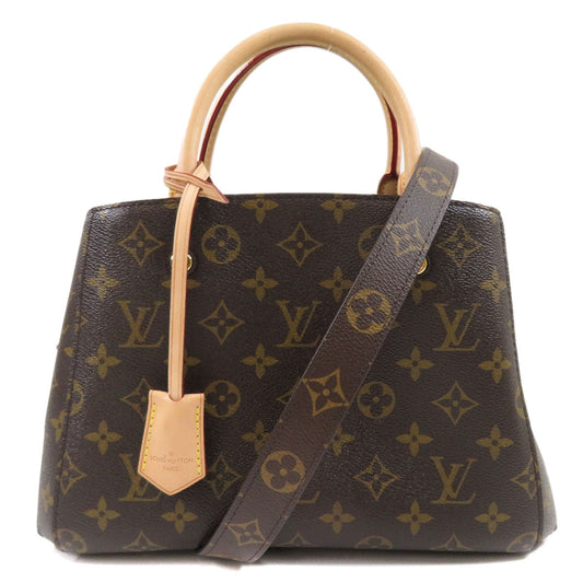 Louis Vuitton Montaigne BB Handbag Monogram Canvas