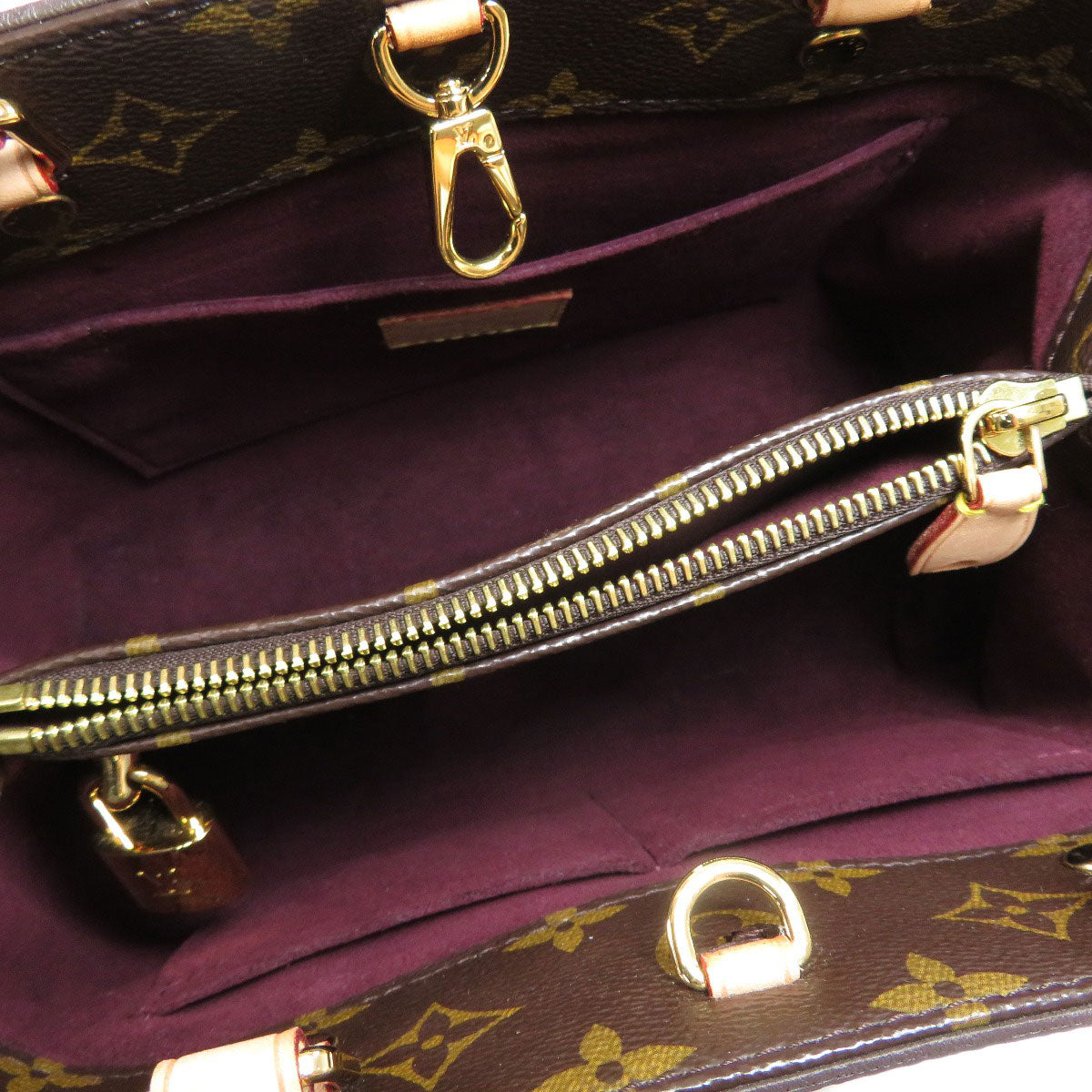 Louis Vuitton Montaigne BB Handbag Monogram Canvas