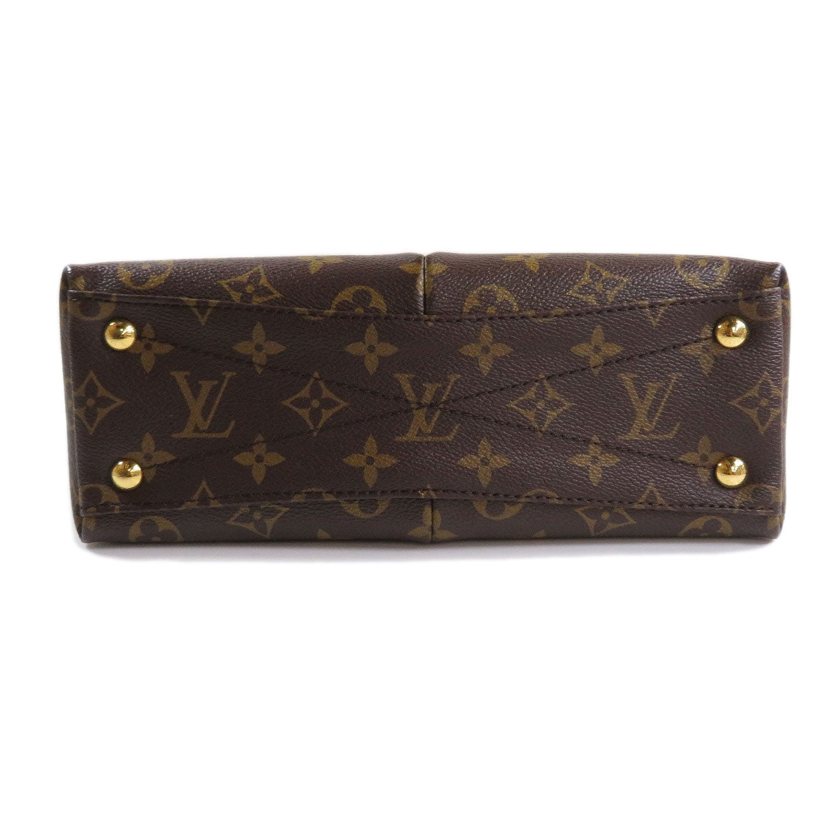 Louis Vuitton V Tote Handbag Monogram Canvas
