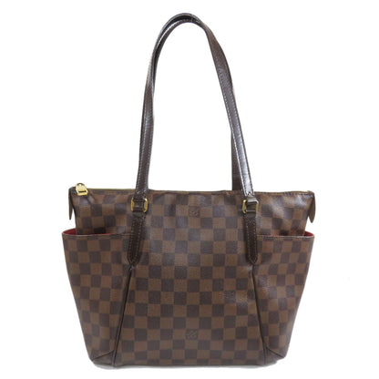 Louis Vuitton Totally PM Damier Ebene Tote Bag Canvas