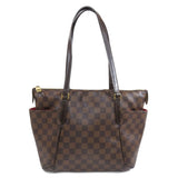 Louis Vuitton Totally PM Damier Ebene Tote Bag Canvas