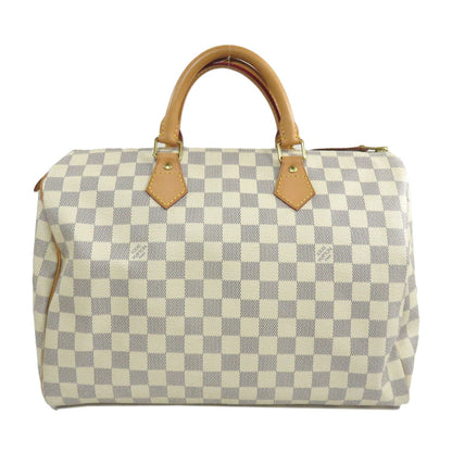 Louis Vuitton Speedy 35 Damier Azur Boston Bag