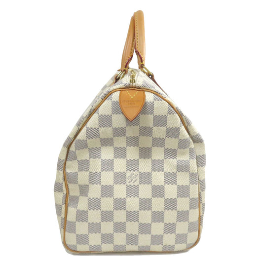 Louis Vuitton Speedy 35 Damier Azur Boston Bag