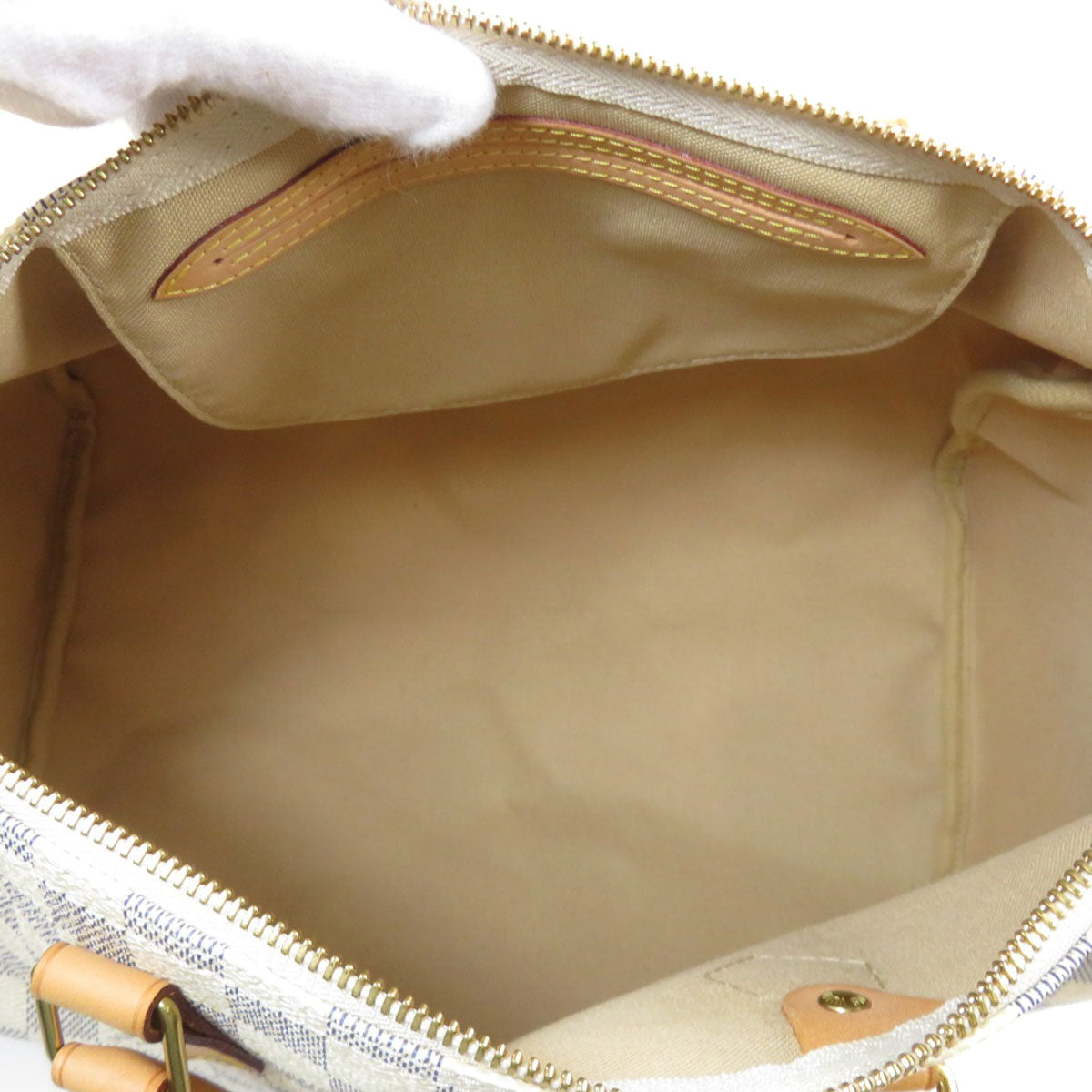 Louis Vuitton Speedy 35 Damier Azur Boston Bag