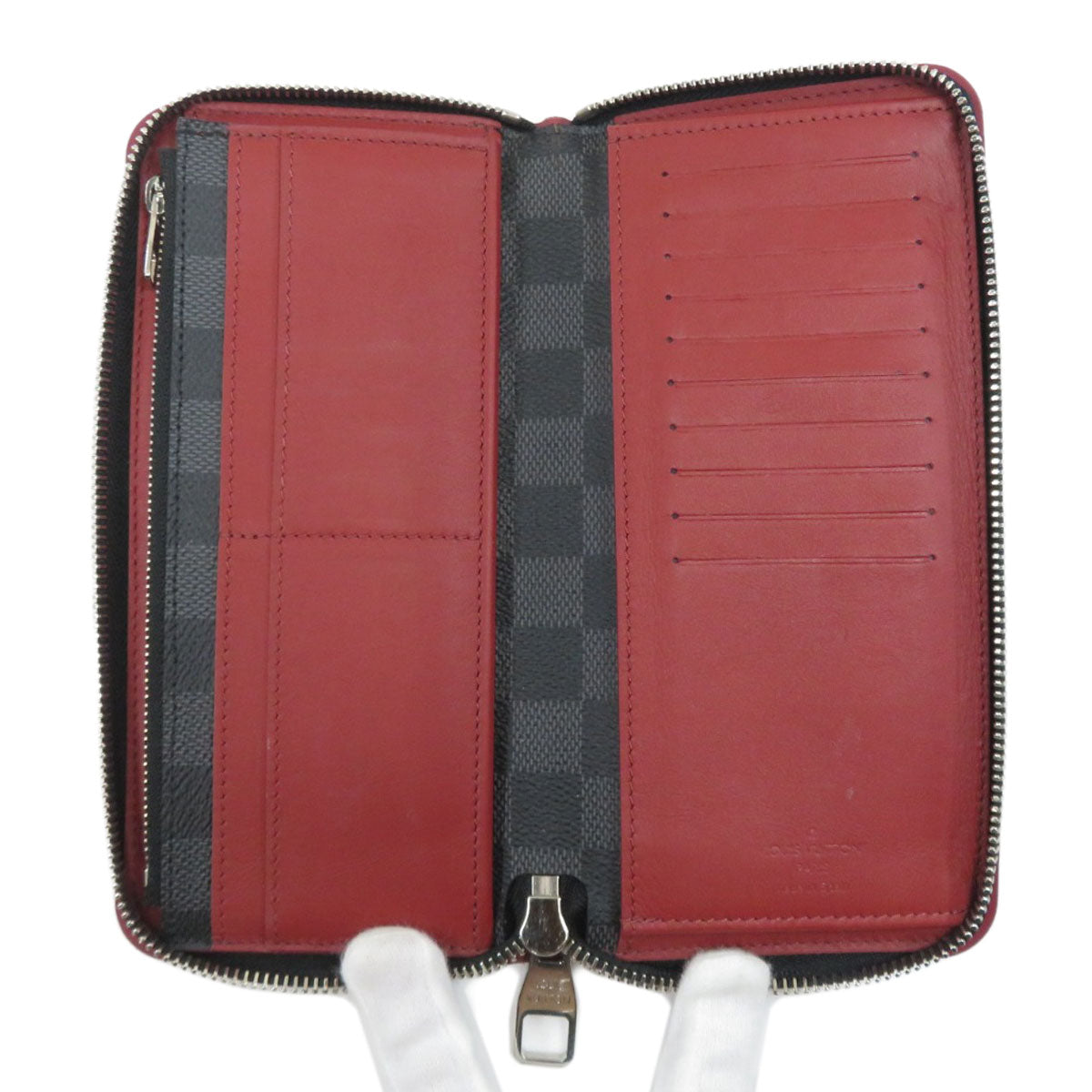 Louis Vuitton Zippy Vertical Long Wallet Damier Canvas
